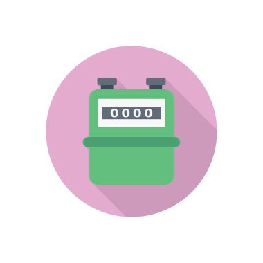 meter vector illustration on a transparent background.Premium quality symbols.vector line flat icon for concept and graphic design.