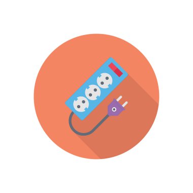 Şeffaf bir arkaplan üzerinde uzantı vektör illüstrasyonu. Konsept ve grafik tasarım için vektör çizgisi düz simgesi.