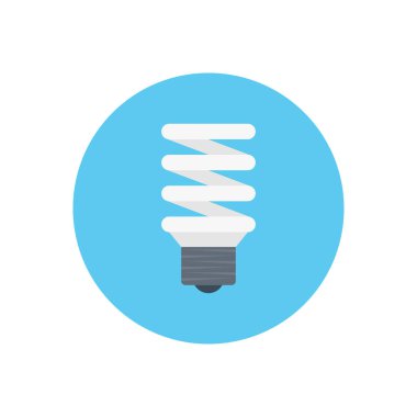 Şeffaf bir arkaplan üzerinde enerji tasarrufu vektör çizimi. Konsept ve grafik tasarım için vektör çizgisi düz simgesi.