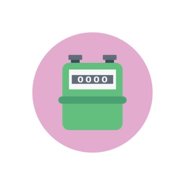 Saydam bir arkaplan üzerinde metre vektör illüstrasyonu. Konsept ve grafik tasarımı için birinci sınıf kalite semboller..