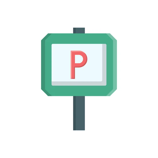 Parking Board Vector Illustration Transparent Background Premium Quality Symbols Vector — Stockvektor