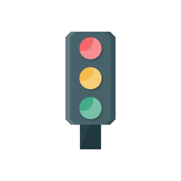 Traffic Light Vector Illustration Transparent Background Premium Quality Symbols Vector — Vettoriale Stock