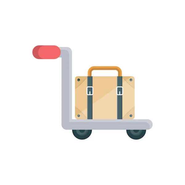 Luggage Vector Illustration Transparent Background Premium Quality Symbols Vector Line —  Vetores de Stock