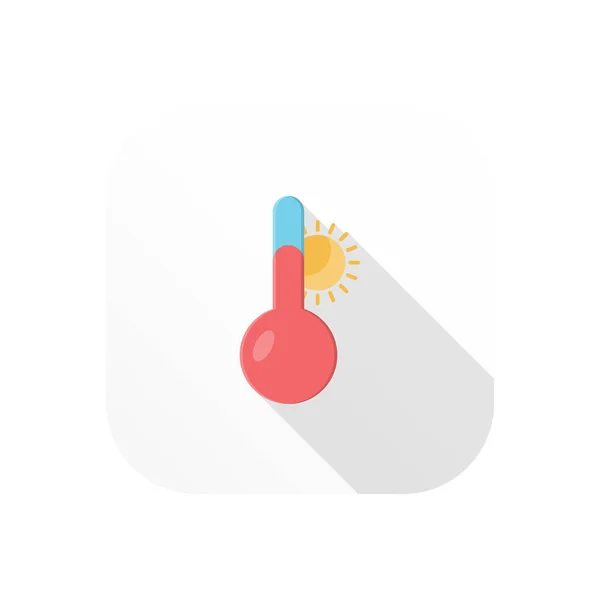 Temperature Vector Illustration Transparent Background Premium Quality Symbols Vector Line — Stockový vektor