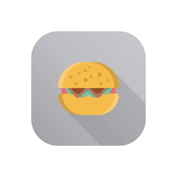 Burger Vektor Illustration Auf Einem Transparenten Hintergrund Premium Qualität Symbols — Stockvektor