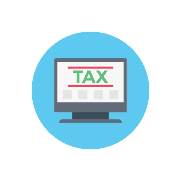 Online Steuervektorillustration Auf Transparentem Hintergrund Premium Qualität Symbols Vector Line — Stockvektor