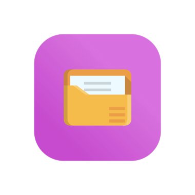 Şeffaf bir arkaplan üzerinde dosya vektör illüstrasyonu. Konsept ve grafik tasarım için birinci sınıf kalite semboller. vektör çizgisi düz simgesi.