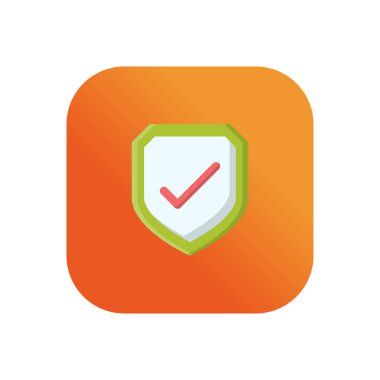 Şeffaf bir arkaplan üzerinde kalkan vektör çizimi. Konsept ve grafik tasarım için birinci sınıf kalite semboller..