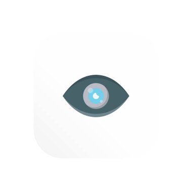 Şeffaf bir arkaplan üzerinde göz vektör çizimi. Konsept ve grafik tasarım için birinci sınıf kalite semboller..