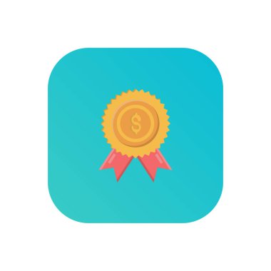 Şeffaf bir arkaplan üzerinde rozet vektör çizimi. Konsept ve grafik tasarım için mükemmel kalite semboller..