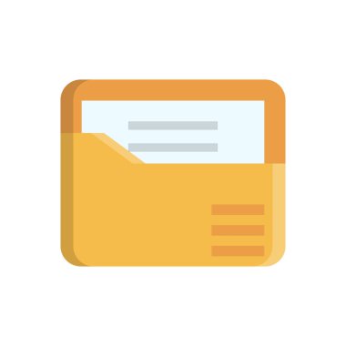 Şeffaf arkaplan üzerinde dosya dizini vektörü illüstrasyonu. Konsept ve grafik tasarımı için birinci sınıf kalite semboller. vektör çizgisi düz simgesi.