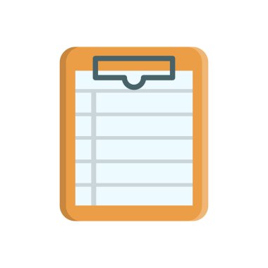 Şeffaf bir arkaplan üzerinde pano vektör çizimi. Konsept ve grafik tasarım için vektör çizgisi düz simgesi.