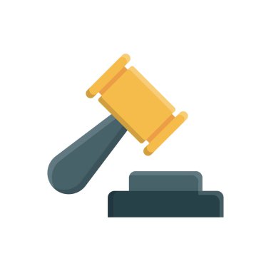 Şeffaf bir arkaplan üzerinde açık artırma vektör illüstrasyonu. Konsept ve grafik tasarımı için birinci sınıf kalite semboller..