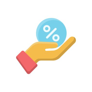 Şeffaf bir arkaplanda indirimli vektör illüstrasyonu. Konsept ve grafik tasarımı için birinci sınıf kalite semboller..