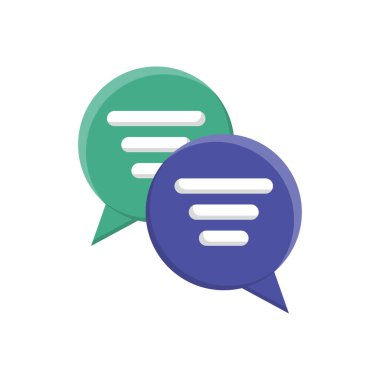 Şeffaf bir arkaplan üzerinde ileti vektör çizimi. Konsept ve grafik tasarım için birinci sınıf kalite semboller..