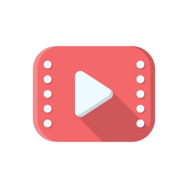 Şeffaf bir arkaplanda vektör illüstrasyonunu oynat. Konsept ve grafik tasarımı için birinci sınıf kalite semboller..