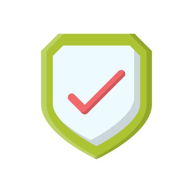 Şeffaf bir arkaplan üzerinde kalkan vektör çizimi. Konsept ve grafik tasarım için birinci sınıf kalite semboller..