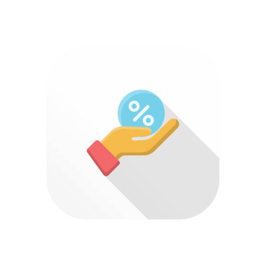 Şeffaf bir arkaplanda indirimli vektör illüstrasyonu. Konsept ve grafik tasarımı için birinci sınıf kalite semboller..