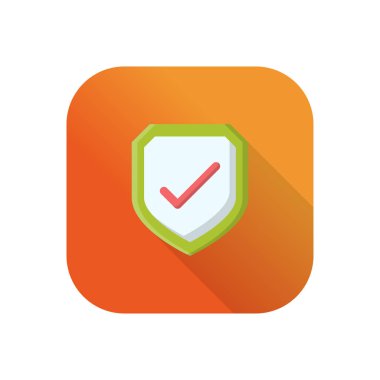 Şeffaf bir arkaplan üzerinde kalkan vektör çizimi. Konsept ve grafik tasarım için birinci sınıf kalite semboller..