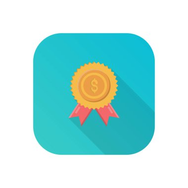 Şeffaf bir arkaplan üzerinde rozet vektör çizimi. Konsept ve grafik tasarım için mükemmel kalite semboller..