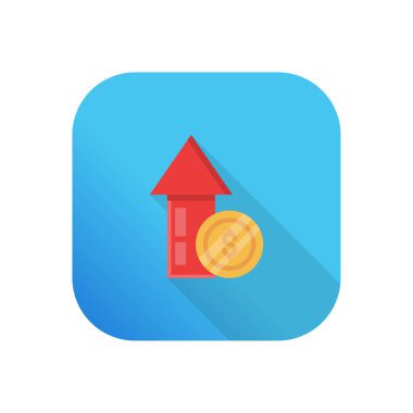 Şeffaf bir arkaplan üzerinde Vektör illüstrasyonunu yükselt. Premium kalite semboller. Konsept ve grafik tasarım için vektör çizgisi düz simgesi.