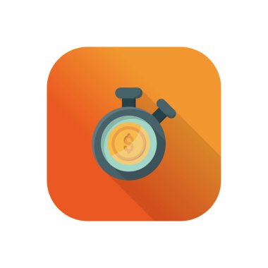 Şeffaf bir arkaplan üzerinde geri sayım vektör çizimi. Konsept ve grafik tasarımı için vektör çizgisi düz simgesi.