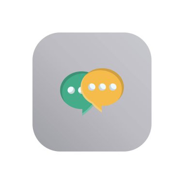 Şeffaf bir arkaplan üzerinde ileti vektör çizimi. Konsept ve grafik tasarım için birinci sınıf kalite semboller..