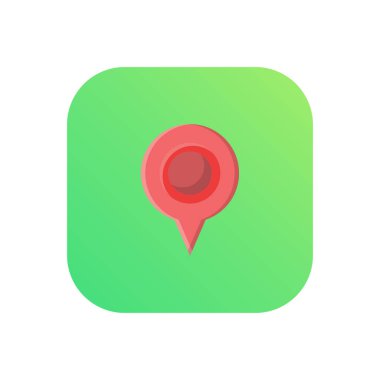 Şeffaf bir arkaplan üzerinde konum vektör çizimi. Konsept ve grafik tasarım için birinci sınıf kalite semboller..