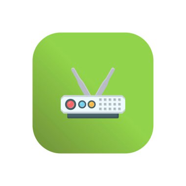 Şeffaf bir arkaplan üzerinde router vektör çizimi. Konsept ve grafik tasarım için mükemmel kalite semboller..