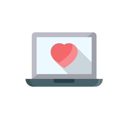 Şeffaf bir arkaplanda dizüstü bilgisayar vektör çizimi. Konsept ve grafik tasarım için birinci sınıf kalite semboller..