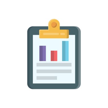 Şeffaf bir arkaplan üzerinde pano vektör çizimi. Konsept ve grafik tasarım için vektör çizgisi düz simgesi.