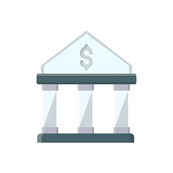 Bank Vektor Illustration Transparent Bakgrund Premium Kvalitet Symboler Vektor Linje — Stock vektor