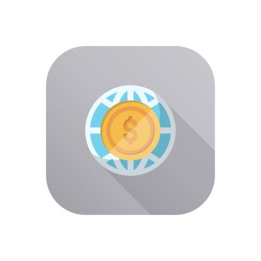 Şeffaf bir arkaplan üzerinde küresel vektör çizimi. Konsept ve grafik tasarımı için birinci sınıf kalite semboller..