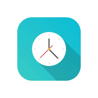 Şeffaf bir arkaplanda zaman vektör illüstrasyonu. Konsept ve grafik tasarımı için birinci sınıf kalite semboller.. 