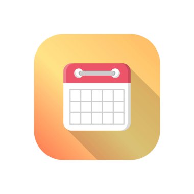 calendar vector illustration on a transparent background.Premium quality symbols.vector line flat icon for concept and graphic design. 