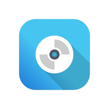 Şeffaf bir arkaplan üzerinde CD vektör çizimi. Konsept ve grafik tasarım için birinci sınıf kalite semboller.. 