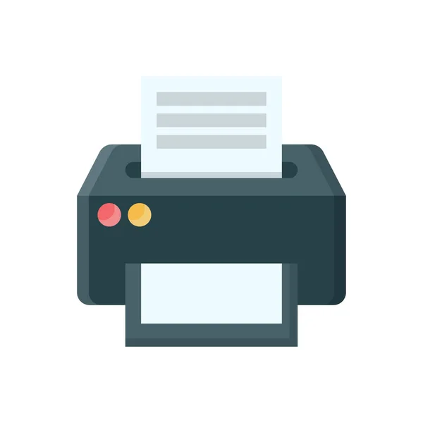 Printer Vector Illustration Transparent Background Premium Quality Symbols Vector Line — Stockvektor