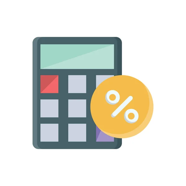 Calculadora Ilustración Vectorial Sobre Fondo Transparente Premium Calidad Simbols Vector — Vector de stock