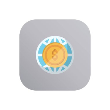 Şeffaf bir arkaplan üzerinde küresel vektör çizimi. Konsept ve grafik tasarımı için birinci sınıf kalite semboller..