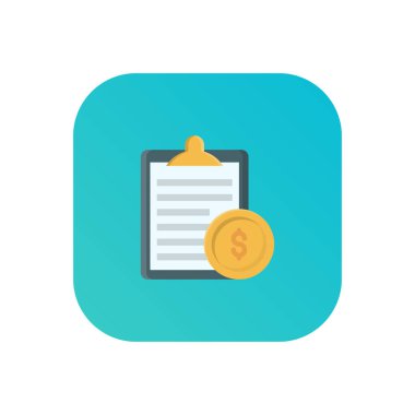 Şeffaf bir arkaplan üzerinde pano vektör çizimi. Konsept ve grafik tasarım için vektör çizgisi düz simgesi.