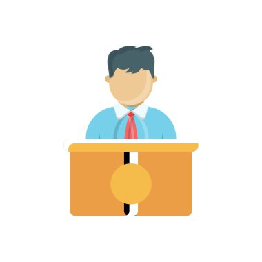 Şeffaf bir arkaplan üzerinde resepsiyon vektör çizimi. Konsept ve grafik tasarımı için birinci sınıf kalite semboller..