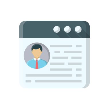 Saydam bir arkaplan üzerinde web sayfası vektör çizimi. Konsept ve grafik tasarım için birinci sınıf kalite semboller..