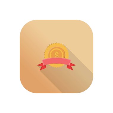 Saydam bir arkaplan üzerinde dolar işareti vektör illüstrasyonu. Konsept ve grafik tasarımı için vektör çizgisi düz simgesi.