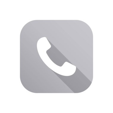 Şeffaf bir arkaplan üzerinde telefon vektör çizimi. Konsept ve grafik tasarımı için birinci sınıf kalite semboller.. 