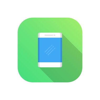 Şeffaf bir arkaplan üzerinde mobil vektör çizimi. Konsept ve grafik tasarım için birinci sınıf kalite semboller.. 