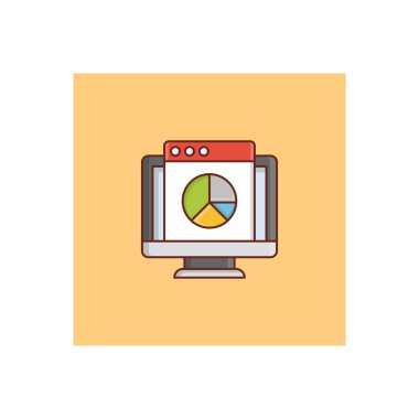 Saydam bir arkaplan üzerinde web sayfası grafik çizelgesi çizimi. Konsept ve grafik tasarımı için birinci sınıf kalite semboller.. 