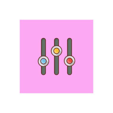 control vector illustration on a transparent background.Premium quality symbols.vector line flat icon for concept and graphic design.