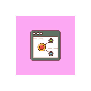 Şeffaf bir arkaplan üzerinde ağ vektör illüstrasyonu. Konsept ve grafik tasarımı için birinci sınıf kalite semboller.. 