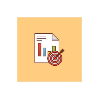 Şeffaf bir arkaplanda hedef vektör çizimi. Konsept ve grafik tasarım için birinci sınıf kalite semboller.. 