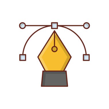 Şeffaf bir arkaplan üzerinde tasarım vektörü çizimi. Konsept ve grafik tasarım için birinci sınıf kalite semboller.. 